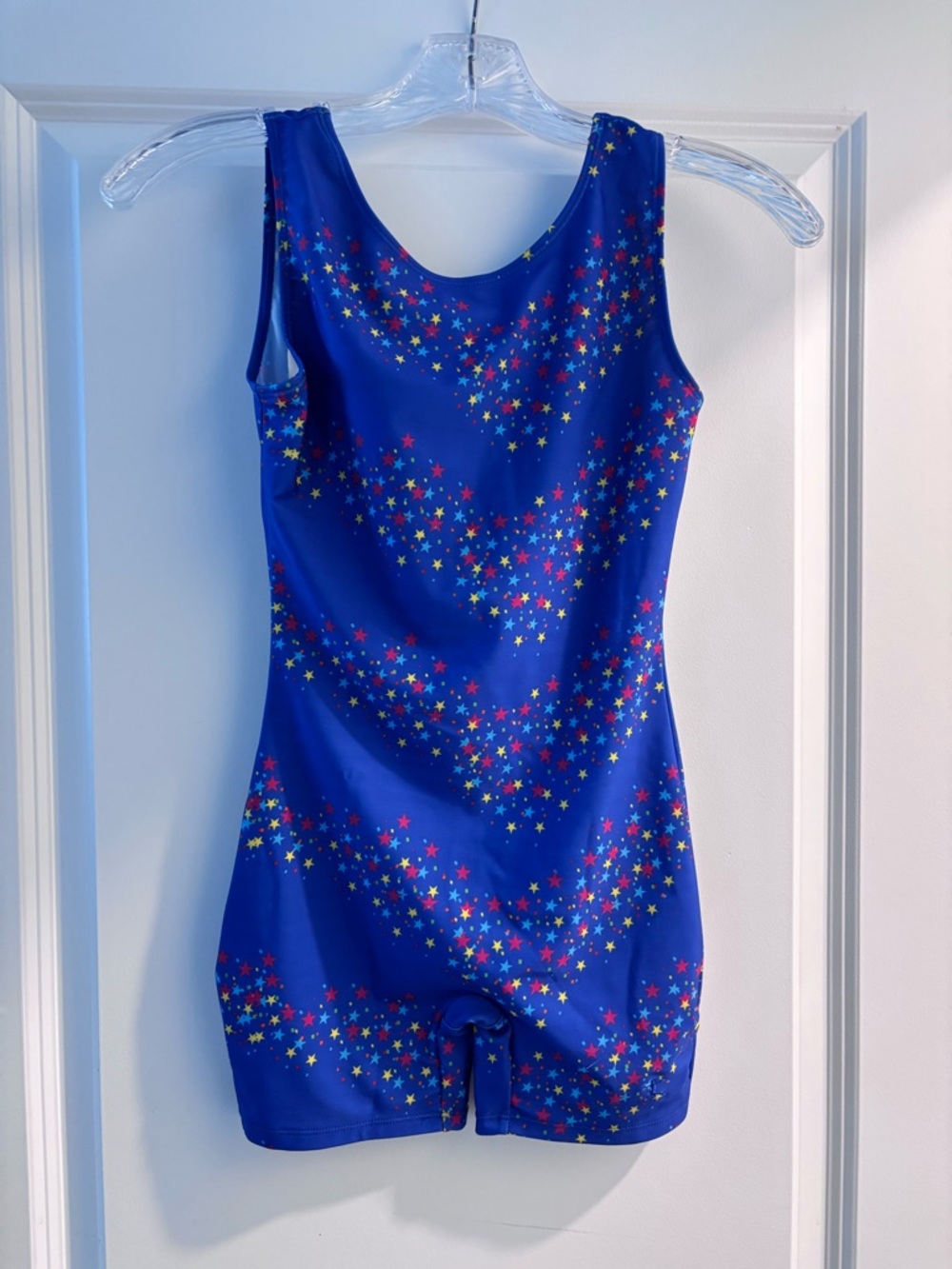 Danskin Blue Star Print Girls' Leotard Unitard